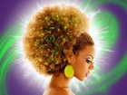 Beyonce, Afro, Profil