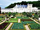 Zamek, W, Villandry, Dolina, Loary, Francja, Ogrody