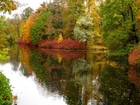 Kolorowe, Drzewa, Jesieni, Rzeka