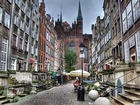 Ulica, Kamienice, Miasto, Gdańsk, Polska
