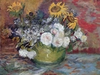 Obraz, Vincent van Gogh, Kolorowe, Kwiaty, Bukiet