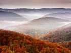 Góry, Las, Mgła, Jesień