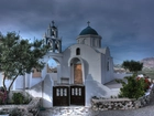 Cerkiew, Santorini, Grecja