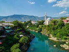 Rzeka, Zabudowania, Mostar, Hercegowina