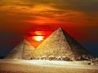 Zachód, Słońca, Piramidy
