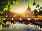 Rzeka, Most, Watykan, Włochy