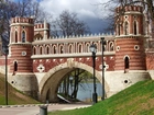 Zabytkowy, Most, Rzeka, St. Petersburg, Rosja