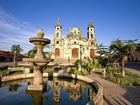 Nikaragua, Granada, Kościół, Guadalupe, Fontanna, Odbicie
