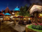 Miasto, Restauracja, Disneyland, Kalifornia