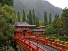 Góry, Most, Świątynia, Japonia