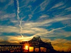 Most, Zachód Słońca, Baton Rouge, Stany Zjednoczone