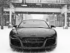 Audi R8, Zima, Śnieg