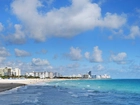 Morze, Plaża, Hotele, Miami