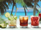 Owocowe, Drinki, Ocean, Tropik