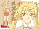 School Rumble, blondynka, chińskie znaki