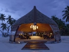 Restauracja, Plaża, Tropiki, Malediwy