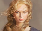 Kobieta, Blondynka, Portret, Nicole Kidman