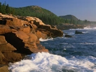 Morze, Klify, Góry, Lasy, Acadia, Maine