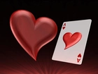 Walentynki,AS , serce, karta