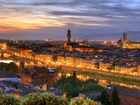 Włochy, Florencja, Rzeka, Arno