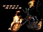 Ghost Rider, motocykl, płonie, łańcuchy