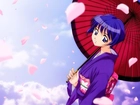 Ai Yori Aoshi, dziewczyna, parasol