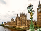 Londyn, Anglia, Pałac Westminster, Big Ben, Tamiza