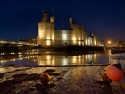 Zamek, Rzeka, Caernarfon, Walia