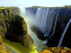 Wodospad, Skały, Victoria, Zambia