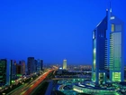 Dubaj, Noc, Panorama