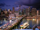 Sydney, Australia, Wieżowce, Most, Rzeka