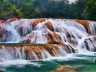 Wodospad, Agua Azul, Chiapas, Meksyk