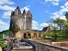 Zamek, Chateau des Milandes, Francja