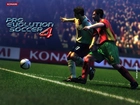 piłka, nożna, trawa, piłkarze, Pro Evolution Soccer 4