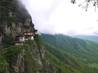 Klasztor, Bhutan, Skały, Himalaje