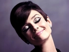 Uśmiechnięta, Audrey, Hepburn, Zbliżenie