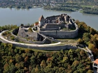 Wzgórze, Wyszehrad, Ruiny, Dunaj, Panorama, Nagymaros