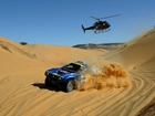 Rajd Dakar, Volkswagen, Touareg, Helikopter, Pustynia