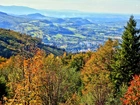 Beskid, Śląski, W Dolinie, Panorama, Ustronia, Góry, Las