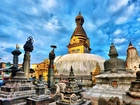 Nepal, Katmandu, Pagoda, Ruiny