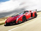 Czerwone, Lamborghini Veneno Roadster