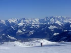 Góry, Śnieg, Alpy, Narciarze