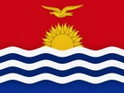 Flaga, Kiribati, Państwo, Wyspiarskie, Ocean, Spokojny