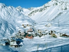 Kurort Narciarski, Arlberg, Tyrol, Austria, Zima, Śnieg