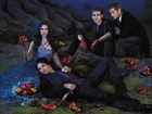 Pamiętniki wampirów, The Vampirie Diaries, Nina Dobrev, Ian Somerhalder, Paul Wesley, Joseph Morgan