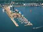 Ukraina, Odessa, Port, Budynki, Statki, Łodzie