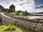 Zamek Eilean Donan, Wyspa Loch Duich, Region Highland, Szkocja, Most