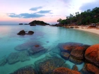 Morze, Plaża, Kamienie, Australia