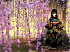Jigoku Shoujo, kobieta, kwiaty