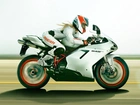 Dziewczyna, Motocykl, Ducati 848, Szosa